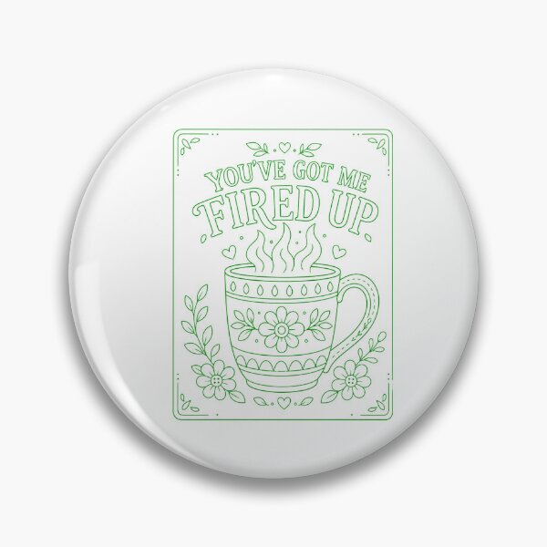 Item preview, You've Got Me Fired Up Mug Green designed and sold by SamanthaLPottery.