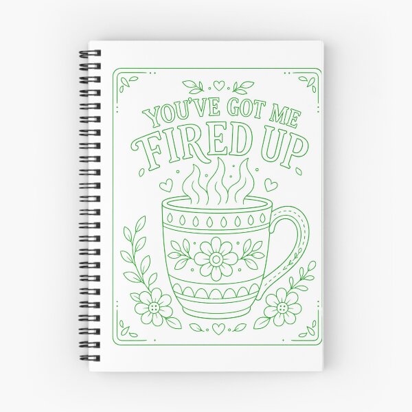 Item preview, You've Got Me Fired Up Mug Green designed and sold by SamanthaLPottery.