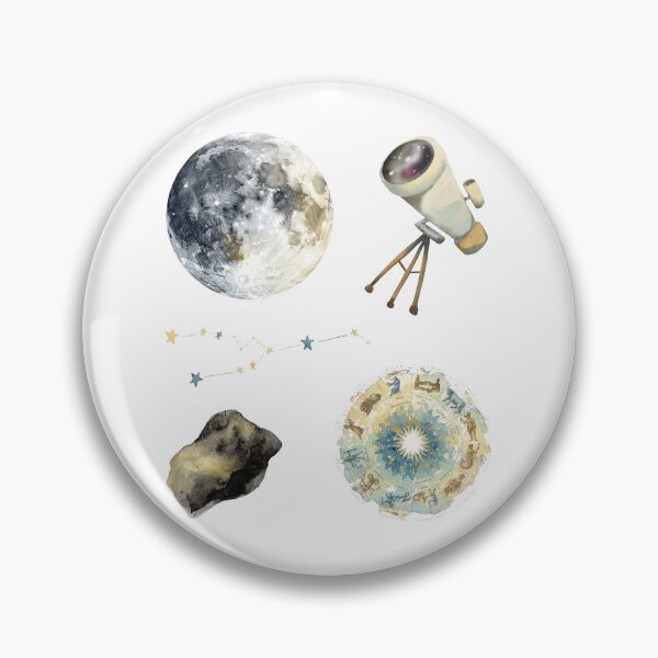 Item preview, Vintage Astronomy Sticker Pack – Celestial Moon, Stars & Telescope | space stickers | aesthetic stickers | blue stickers | cool stickers | moon | telescope designed and sold by ravenRM.