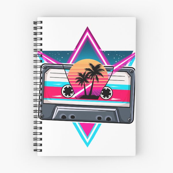 Item preview, retro cassette, palm trees designed and sold by TanyaLovus.