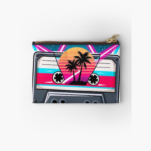 Item preview, retro cassette, palm trees designed and sold by TanyaLovus.