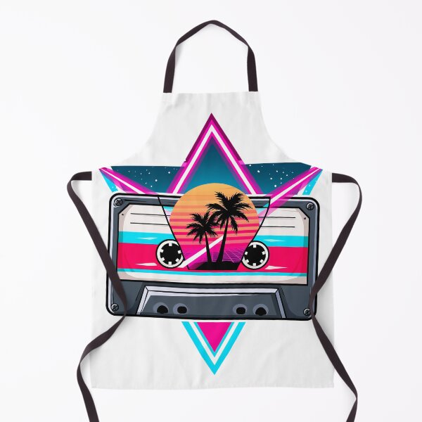 Item preview, retro cassette, palm trees designed and sold by TanyaLovus.