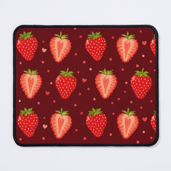 Item preview, Red Strawberry Pattern | Cute Valentine Berry Aesthetic designed and sold by itxelaraStudio.
