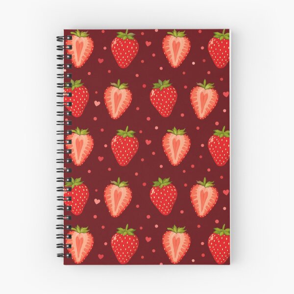 Item preview, Red Strawberry Pattern | Cute Valentine Berry Aesthetic designed and sold by itxelaraStudio.