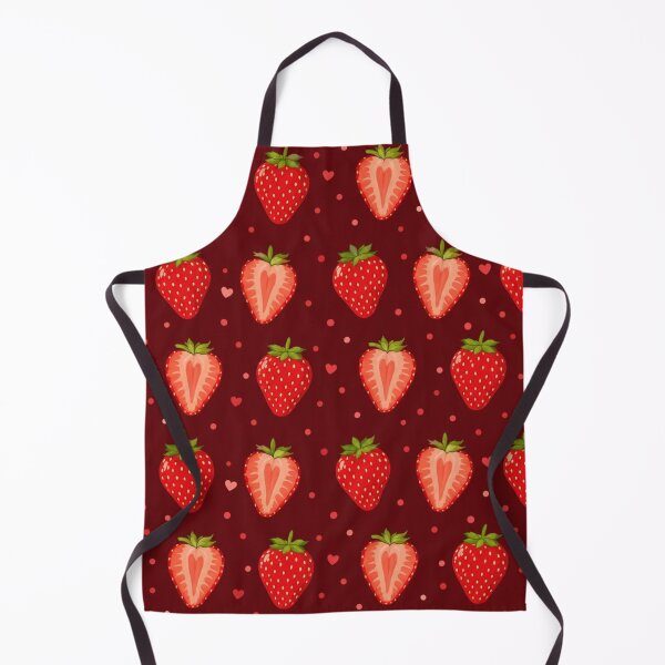 Item preview, Red Strawberry Pattern | Cute Valentine Berry Aesthetic designed and sold by itxelaraStudio.