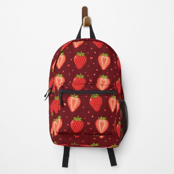 Item preview, Red Strawberry Pattern | Cute Valentine Berry Aesthetic designed and sold by itxelaraStudio.
