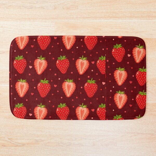 Item preview, Red Strawberry Pattern | Cute Valentine Berry Aesthetic designed and sold by itxelaraStudio.