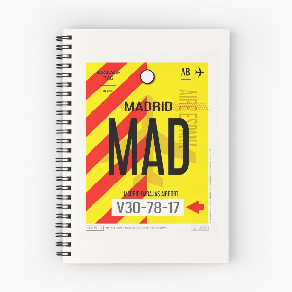 Item preview, Madrid Airport Baggage Poster designed and sold by Fine-Art-Hub.
