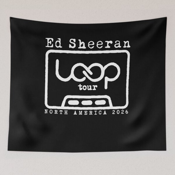 Item preview, Ed Sheeran Loop Tour Shirt, North America 2026 Concert Graphic Tee, Ed Sheeran Fan Gift, Music Tour Shirt designed and sold by Blebaylem.
