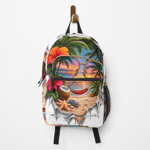 Item preview, 3D Tropical Beach Sunglasses Escape designed and sold by AI-Only Creations.