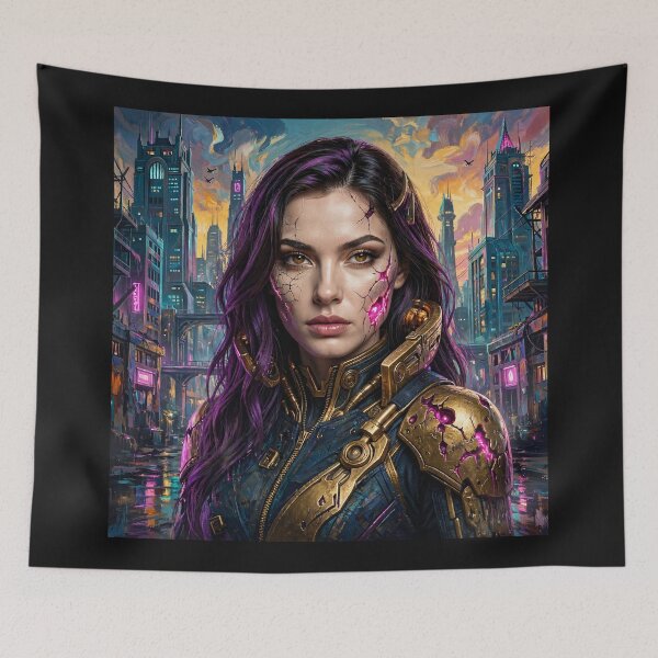 Item preview, Beautiful Cyber punk Woman #2 designed and sold by Helios Be. Lavsh.