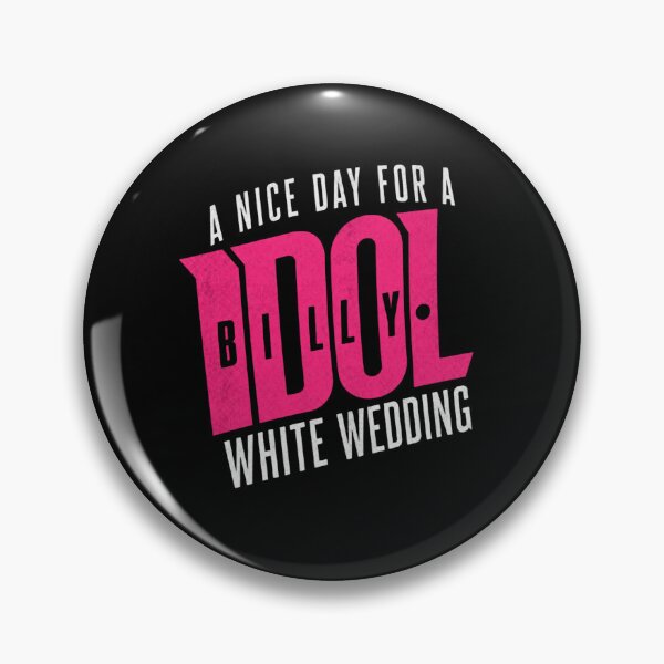 Artikelvorschau, Billy Idól Retro White Wedding entworfen und verkauft von IshTarltArt.