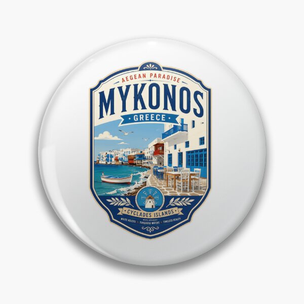 Item preview, Mykonos Greece Aegean Paradise Cyclades Islands Travel Vacation Souvenir designed and sold by Simsimah26Parks.