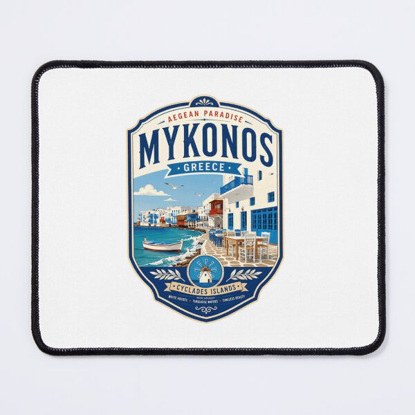 Item preview, Mykonos Greece Aegean Paradise Cyclades Islands Travel Vacation Souvenir designed and sold by Simsimah26Parks.