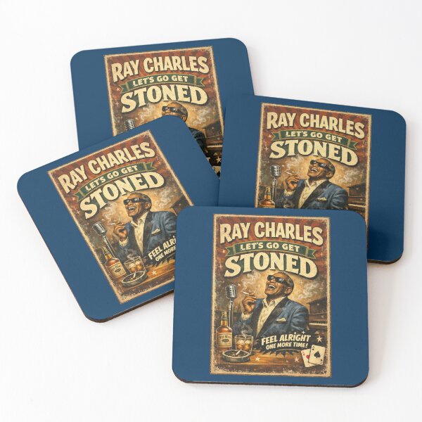 Item preview, Vintage Ray Charles Lets Go Get Stoned Poster designed and sold by Halifaxartguy.