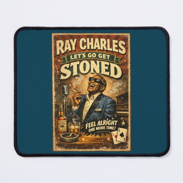 Item preview, Vintage Ray Charles Lets Go Get Stoned Poster designed and sold by Halifaxartguy.