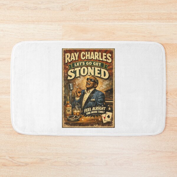 Item preview, Vintage Ray Charles Lets Go Get Stoned Poster designed and sold by Halifaxartguy.