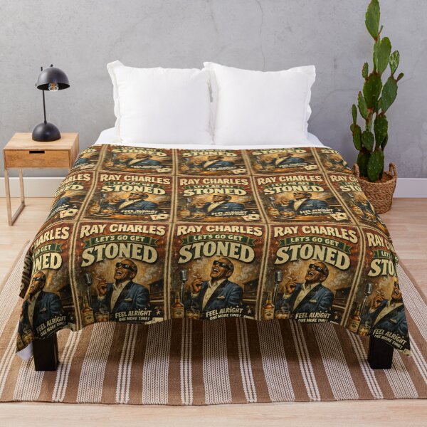 Item preview, Vintage Ray Charles Lets Go Get Stoned Poster designed and sold by Halifaxartguy.