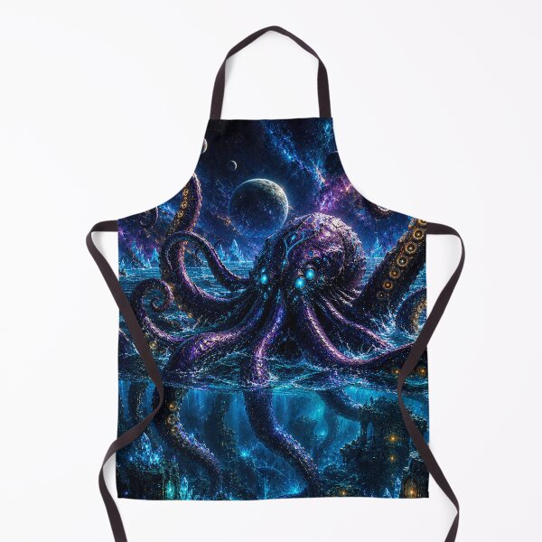 Item preview, Abyssal Cosmic Kraken – Guardian of the Stellar Ocean designed and sold by ZYVARENNE.