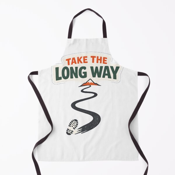 Item preview, Take The Long Way Minimal Hiking Adventure Design designed and sold by Naviora.