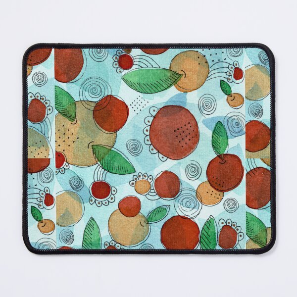 Item preview, The Orchard Has Its Own Rhythm, Folk Botanical Watercolour designed and sold by ArithraStudio.