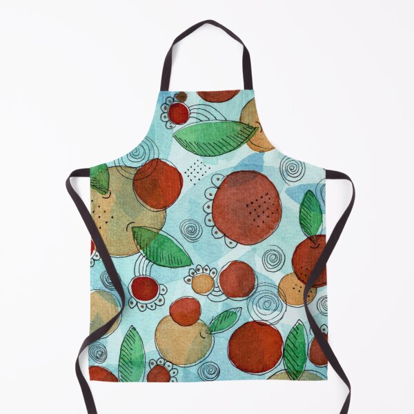 Item preview, The Orchard Has Its Own Rhythm, Folk Botanical Watercolour designed and sold by ArithraStudio.