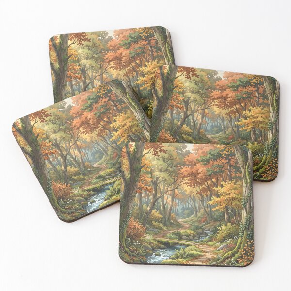 Item preview, 80s Retro Anime Forest Landscape designed and sold by Animania-AnimeS.