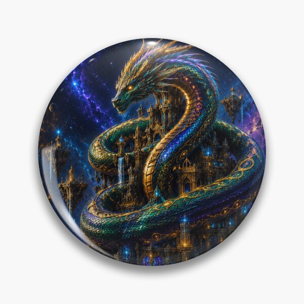 Item preview, Cosmic Serpent – Guardian of the Celestial City designed and sold by ZYVARENNE.