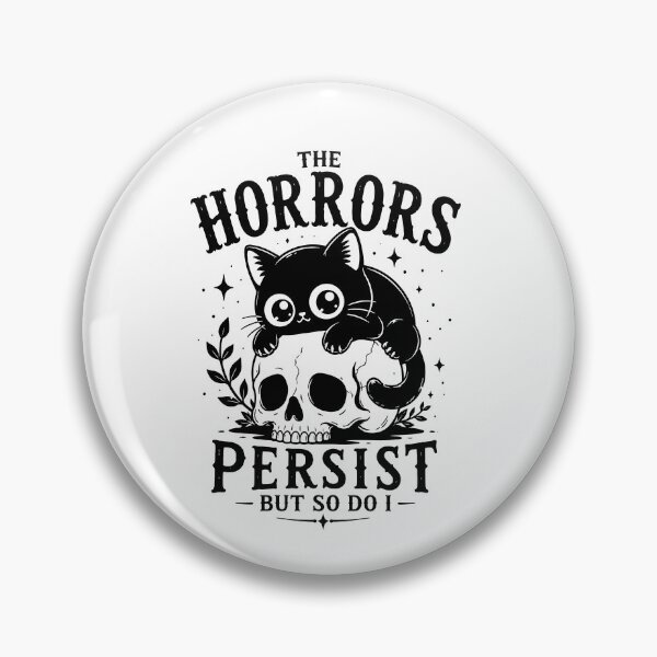 Item preview, Cute Gothic Cat Skull Horror Funny Dark Humor Halloween designed and sold by mraihan.