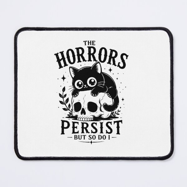 Item preview, Cute Gothic Cat Skull Horror Funny Dark Humor Halloween designed and sold by mraihan.