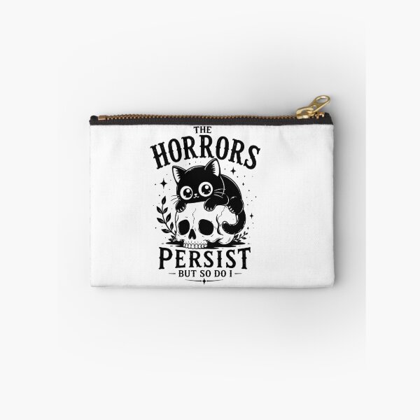 Item preview, Cute Gothic Cat Skull Horror Funny Dark Humor Halloween designed and sold by mraihan.