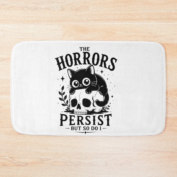 Item preview, Cute Gothic Cat Skull Horror Funny Dark Humor Halloween designed and sold by mraihan.
