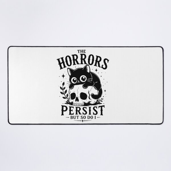 Item preview, Cute Gothic Cat Skull Horror Funny Dark Humor Halloween designed and sold by mraihan.