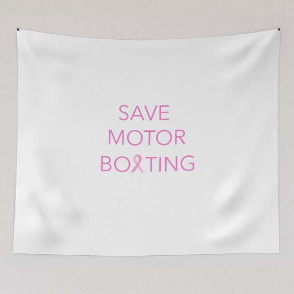 Item preview, Save Motor Boating Breast Cancer Awareness designed and sold by MJ3in1.