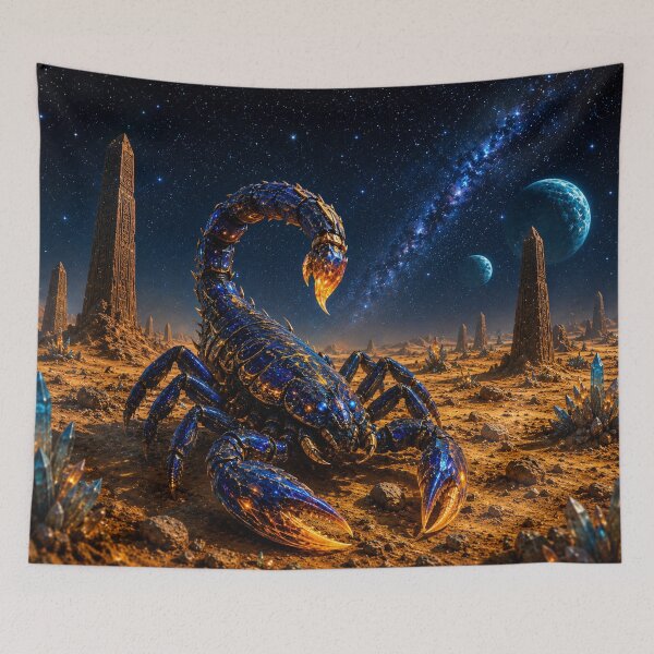 Item preview, Cosmic Scorpion – Galactic Creature designed and sold by ZYVARENNE.