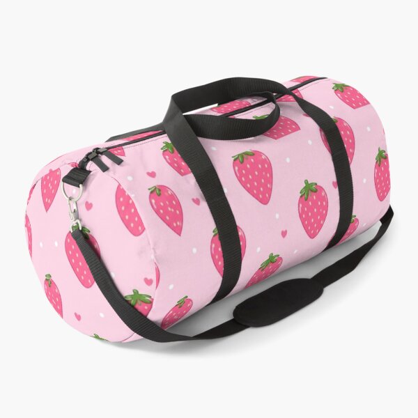 Item preview, Pink Strawberry Pattern | Cute Kawaii Berry Aesthetic designed and sold by itxelaraStudio.