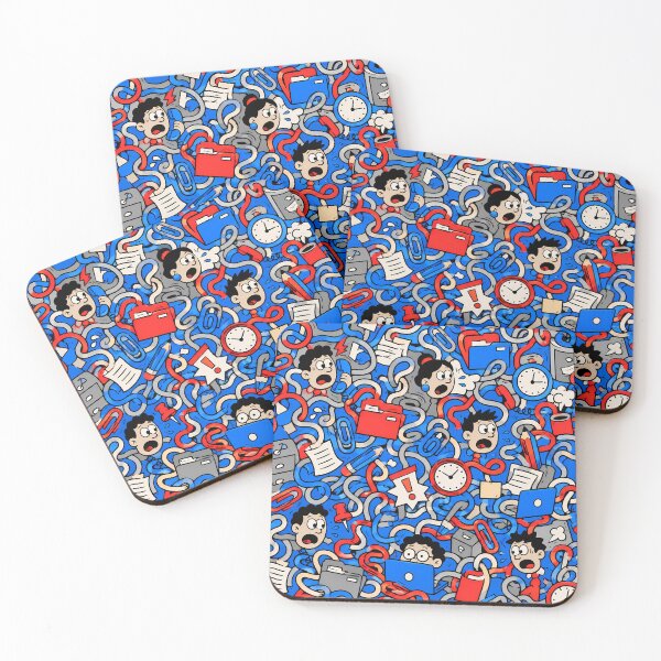 Item preview, Retro Office Chaos (Office Humor x Doodle) designed and sold by Thai Vibe Studio.