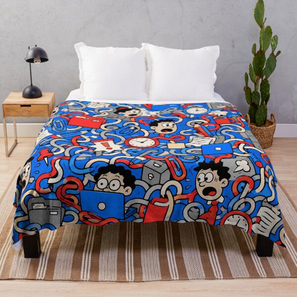 Item preview, Retro Office Chaos (Office Humor x Doodle) designed and sold by Thai Vibe Studio.