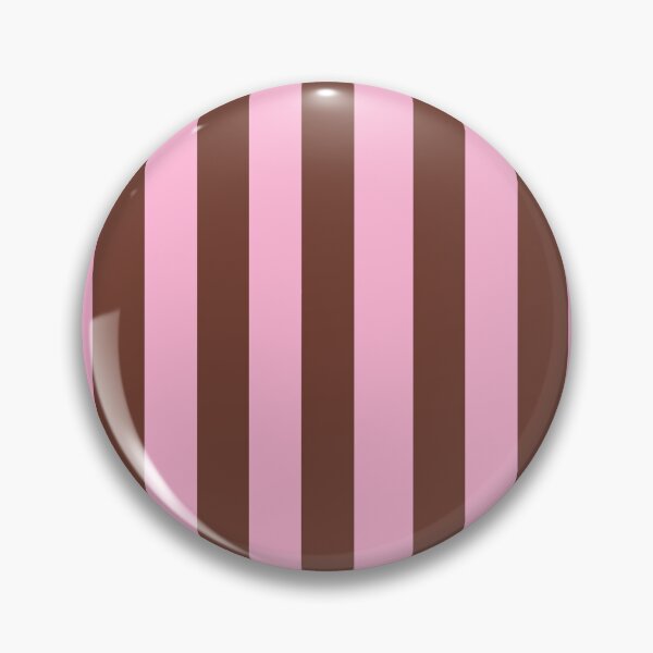 Item preview, Chocolate Brown and Pink, Wide, Stripes designed and sold by OneThreeSix.