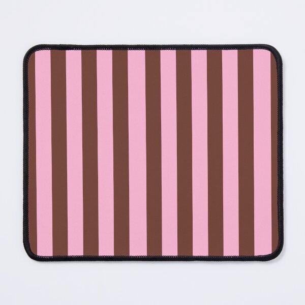 Item preview, Chocolate Brown and Pink, Wide, Stripes designed and sold by OneThreeSix.