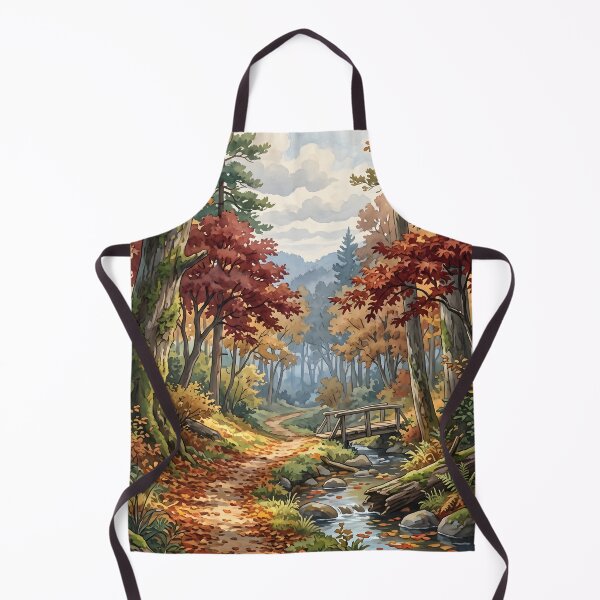 Item preview, 80s Retro Anime Forest Landscape | Autumn, Fall designed and sold by Animania-AnimeS.