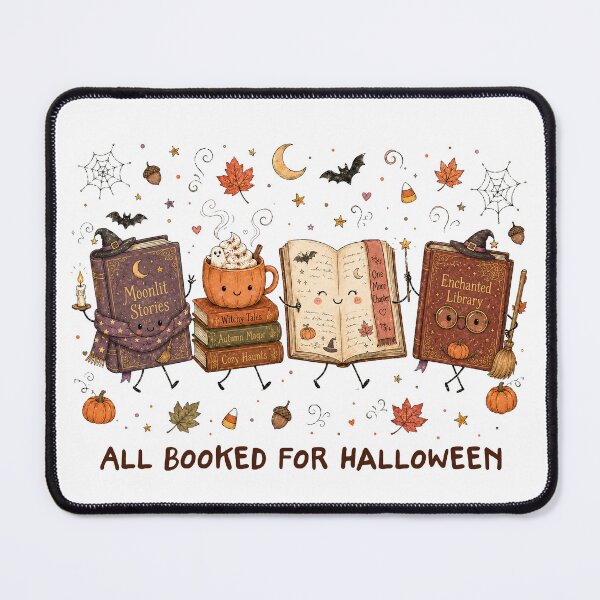 Item preview, bookworm Halloween Bookish Witch Spooky book lover gift designed and sold by Amzkao.