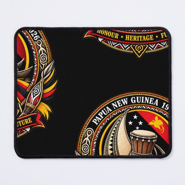 Item preview, Papua New Guinea 51 Years Independence Emblem — PNG Heritage designed and sold by DiiStyle.