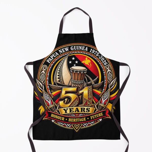 Item preview, Papua New Guinea 51 Years Independence Emblem — PNG Heritage designed and sold by DiiStyle.