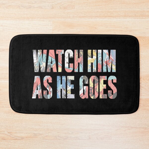 Item preview, WATCH HIM AS HE GOES Comic Text -2 designed and sold by CuteBots.