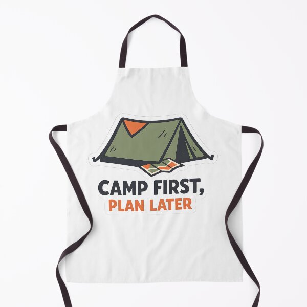 Item preview, Camp First Plan Later Minimal Camping Design designed and sold by Naviora.
