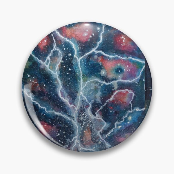Item preview, The Universe Has Veins, Cosmic Lightning Watercolour designed and sold by ArithraStudio.