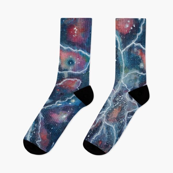 Item preview, The Universe Has Veins, Cosmic Lightning Watercolour designed and sold by ArithraStudio.