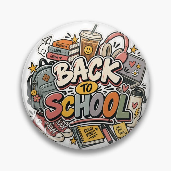 Item preview, Back to School Sticker Collage – Cute Student Life & School Supplies designed and sold by trendplusco.