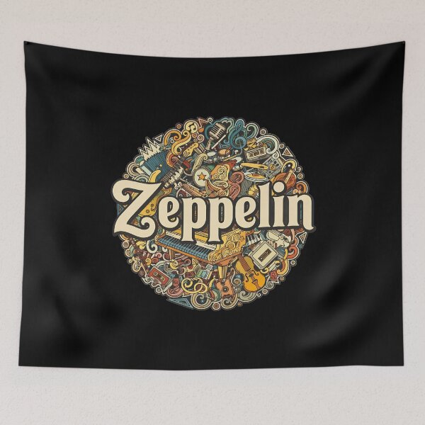 Item preview, Zeppelin Music Art -81 designed and sold by CuteBots.